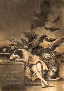 Goya's The Sleep of Reason Produces Monsters